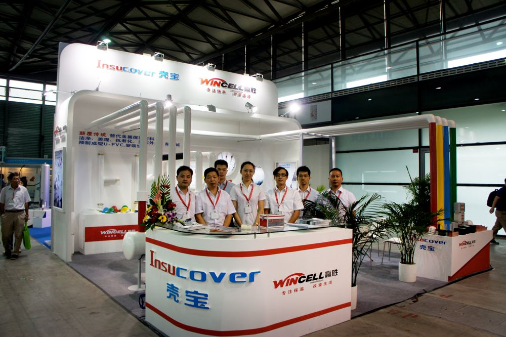 赢胜壳宝外护亮相第六届中国(上海)国际化工技术装备博览会 赢胜壳宝U-PVC外护亮相第六届中国(上海)国际化工技术装备博览会